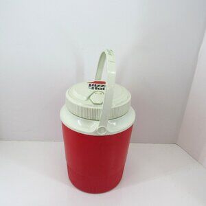 GOTT Piazza Hut Logo Red & White Insulated 1/2 Gallon Water Jug Thermos #1502